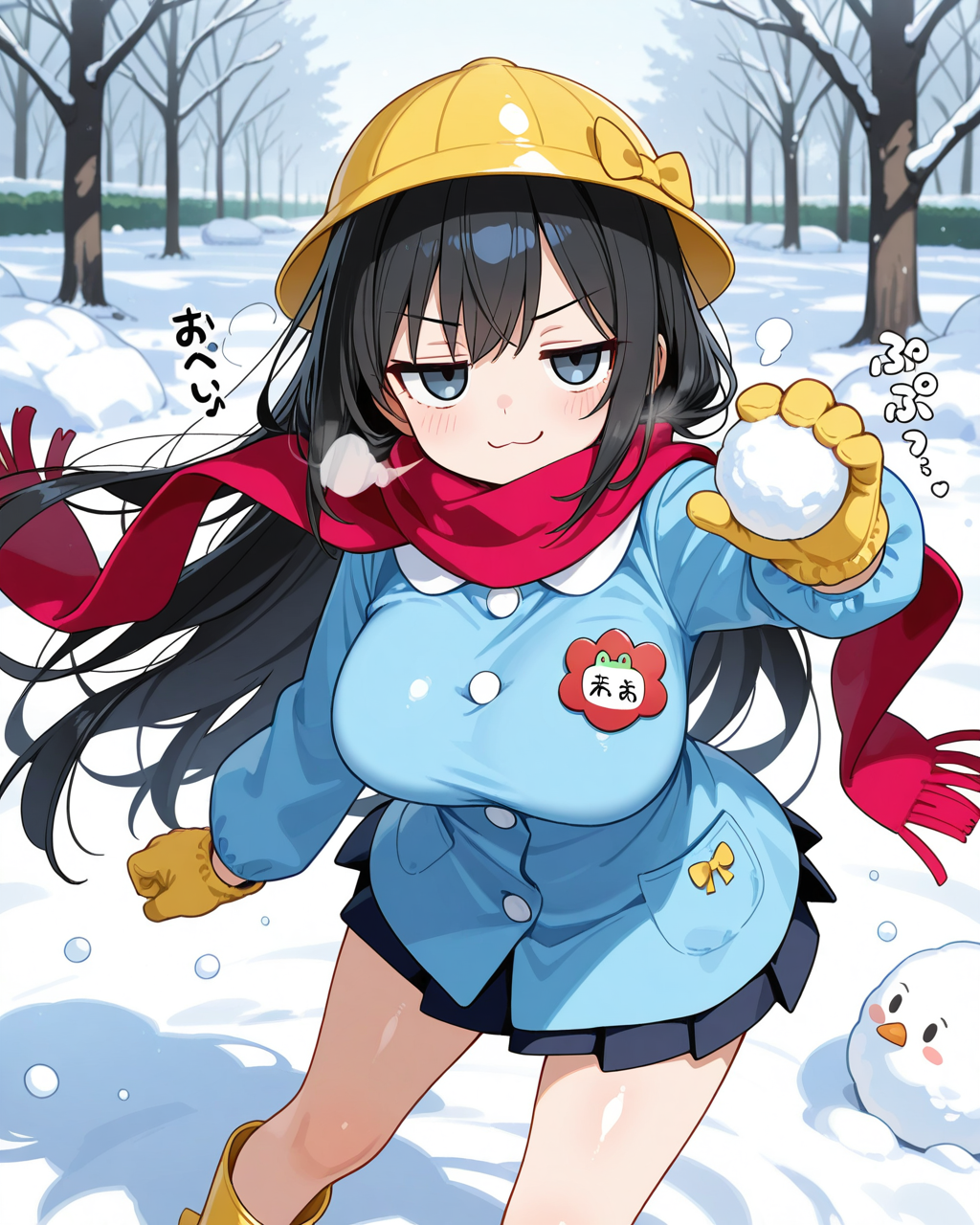 この私の球がよけられるかしら？（はるかちゃん６才）