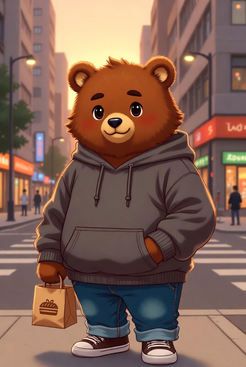 街のくまさん | の人気AIイラスト・グラビア