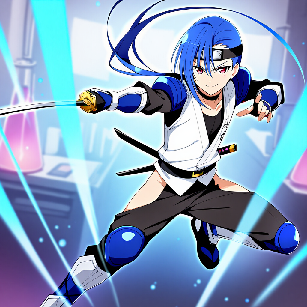 妖魔と戦う忍者のお兄さん