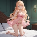 レクシア・フォン・アルセリア【ベビードール ピンク&白】 2枚目