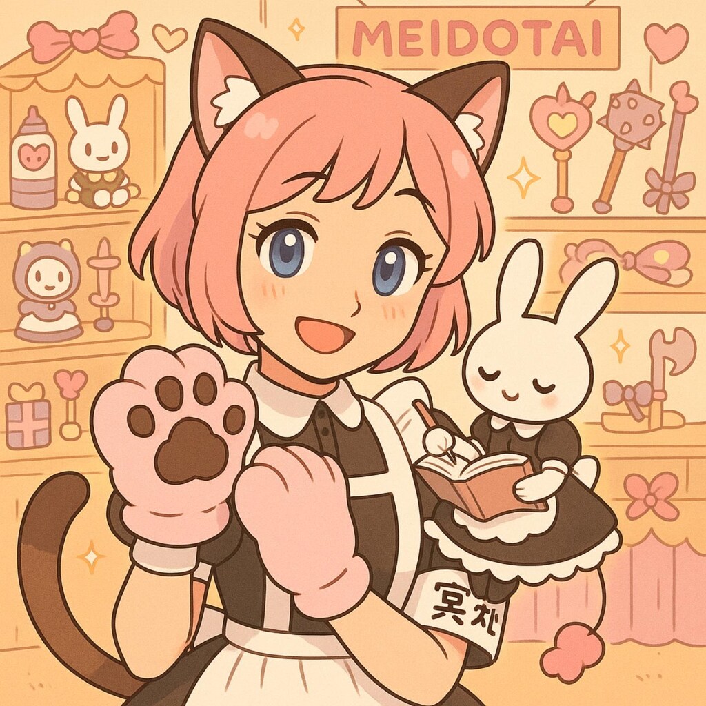 小説『冥土隊のポップストア完成♪』【ニャンノ世界】