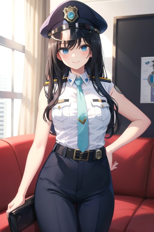 かっこかわいい婦警