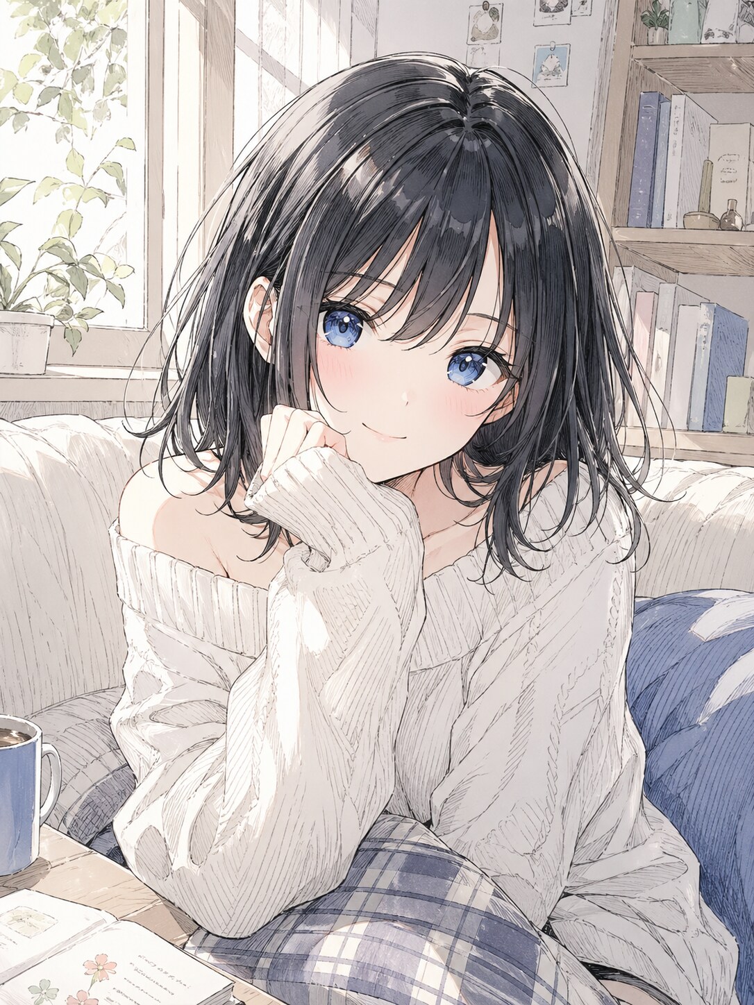 萌え袖 | の人気AIイラスト・グラビア