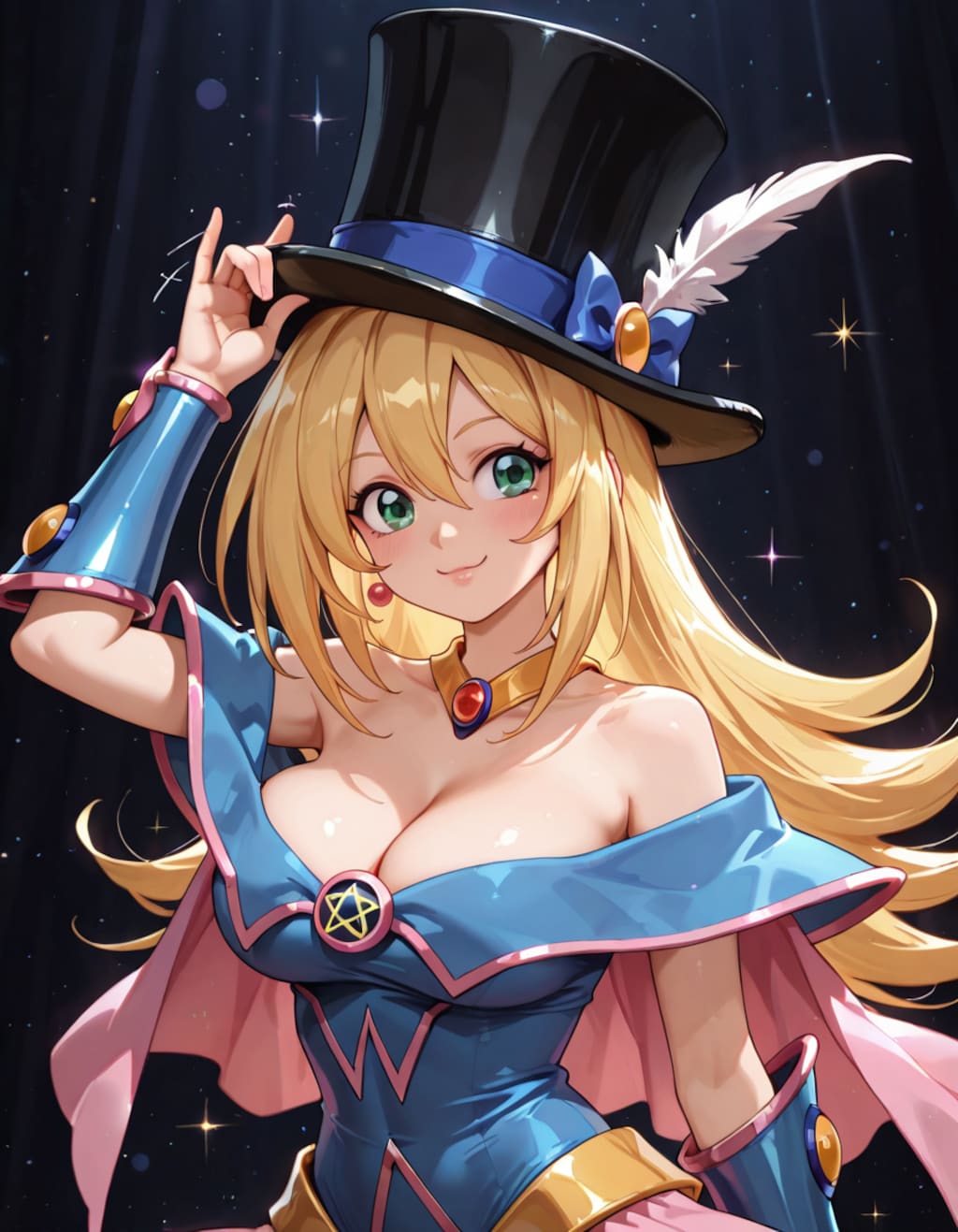 古風なシルクハットをかぶったBMG