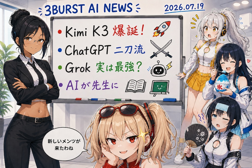 📡 週刊 3BURST AI NEWS 7/17号📷