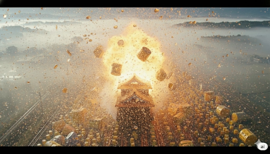 爆破！（移動温泉旅館はやぶさ60号）