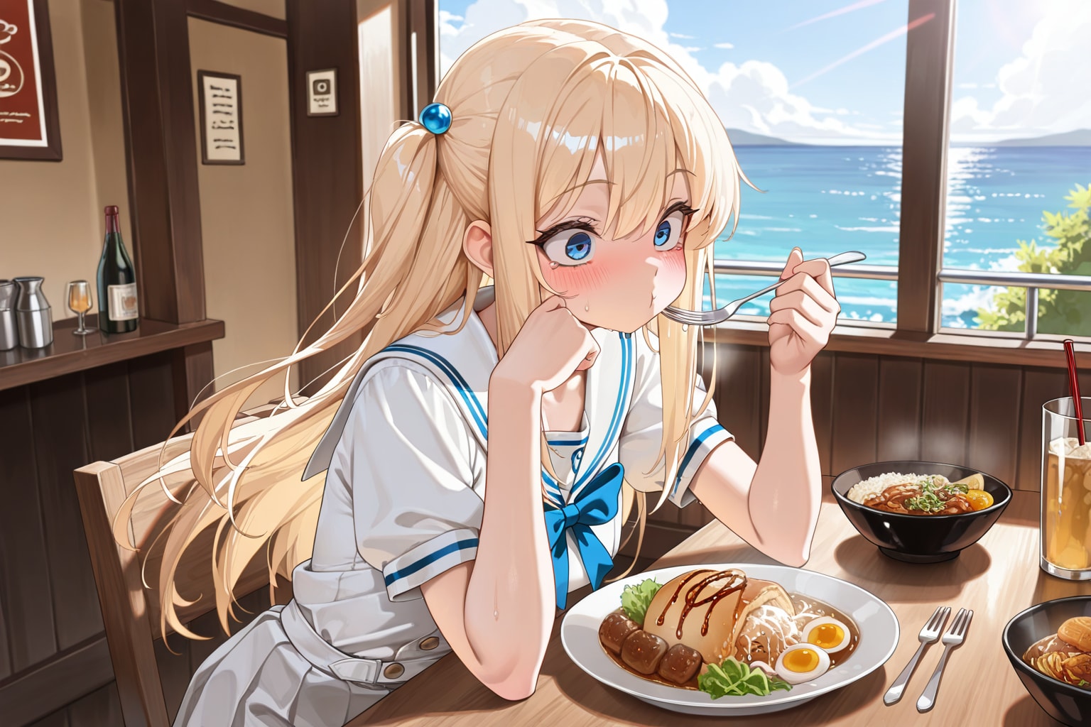 普通に美味しい洋食屋さん | の人気AIイラスト・グラビア