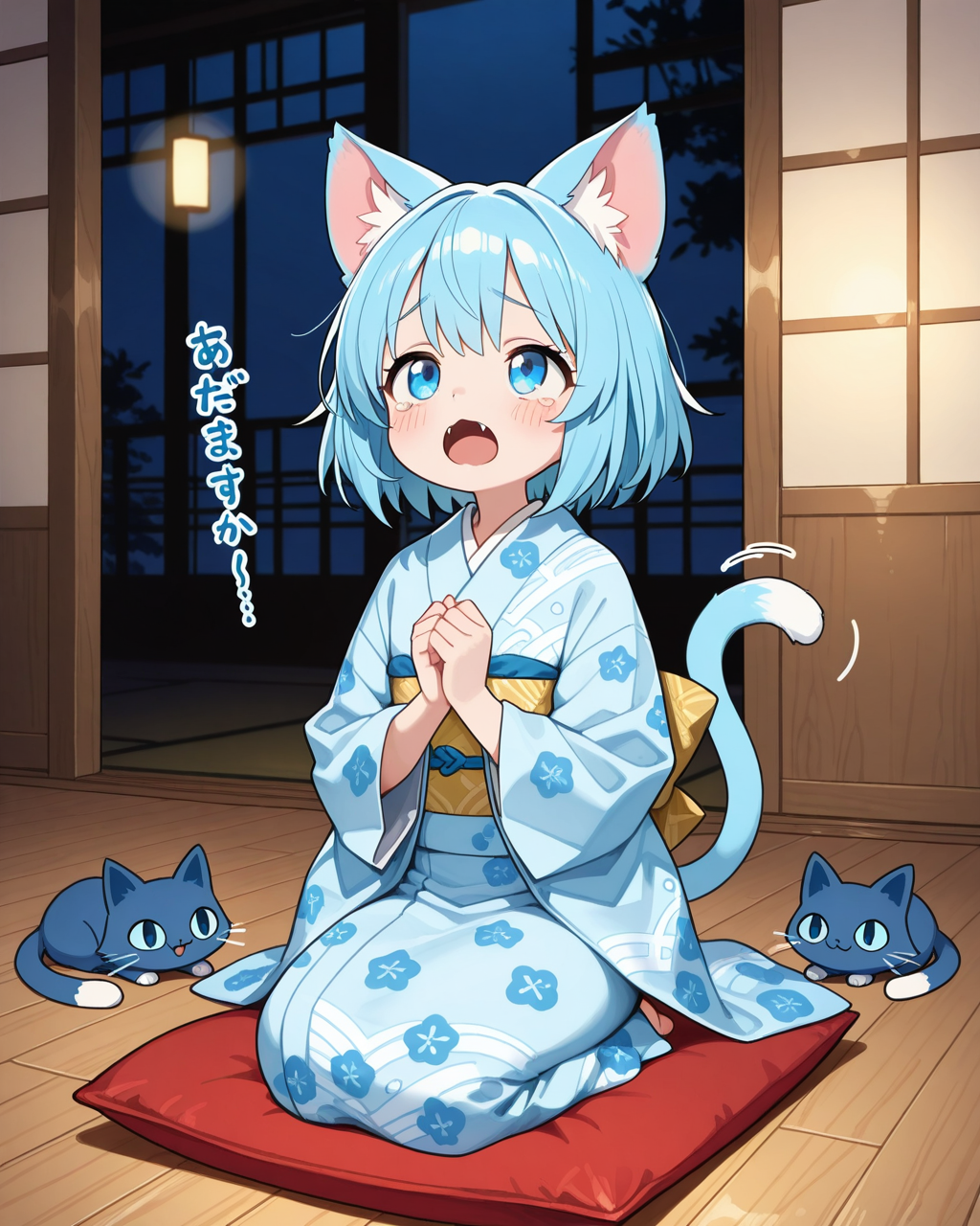 神さみゃ～。今年こそ「おすすめ」に載せてもらえるよう、お願いするにゃ～😭