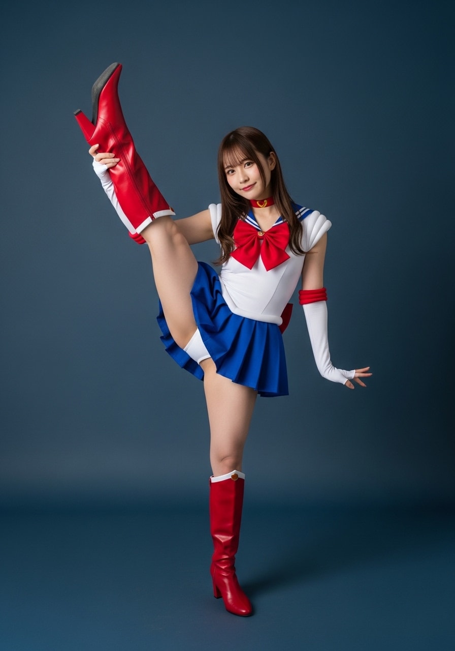 セーラー戦士の脚上げ☆