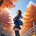 秋空へのよそ見 4枚目