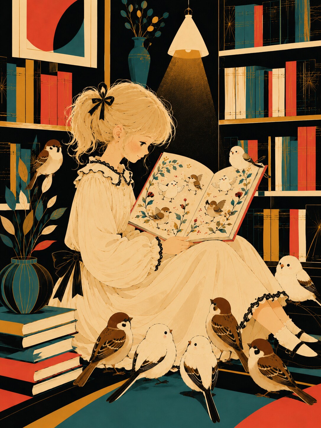 鳥の読み聞かせ