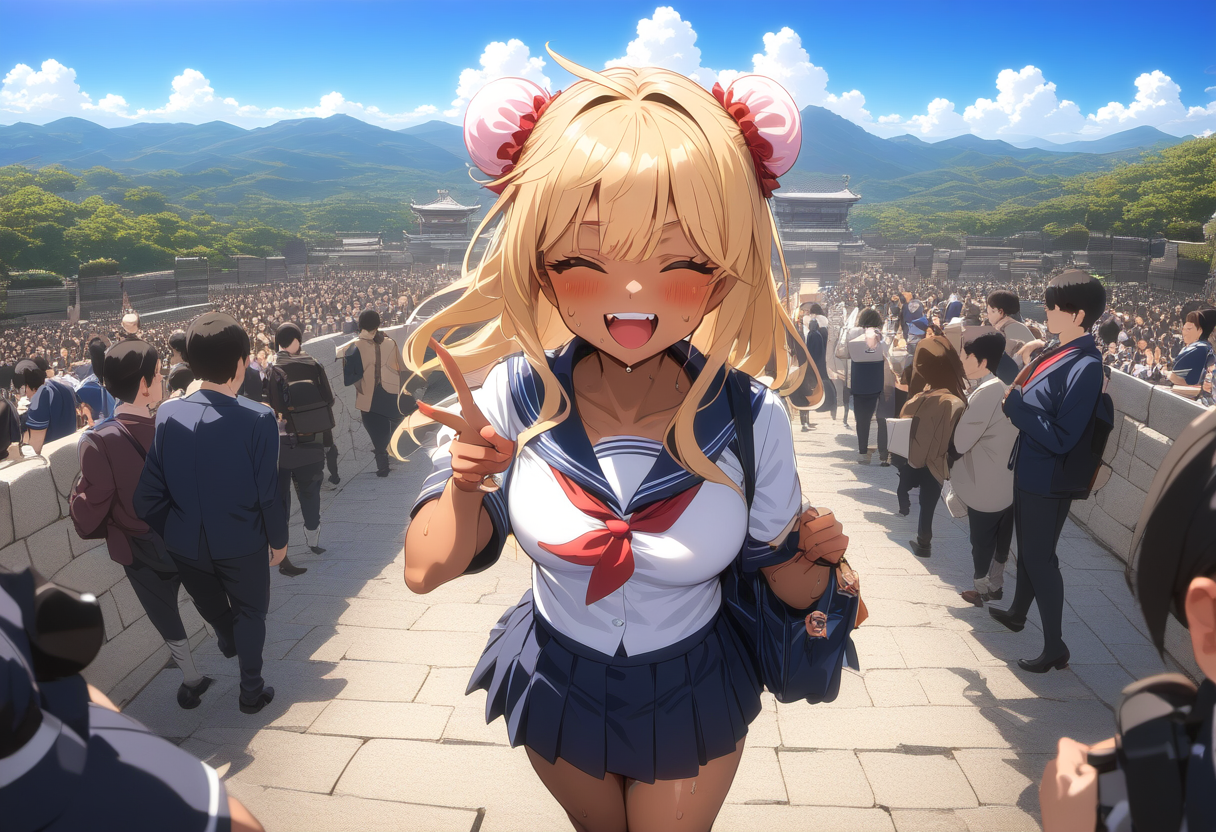 ギャル娘、万里を行く。