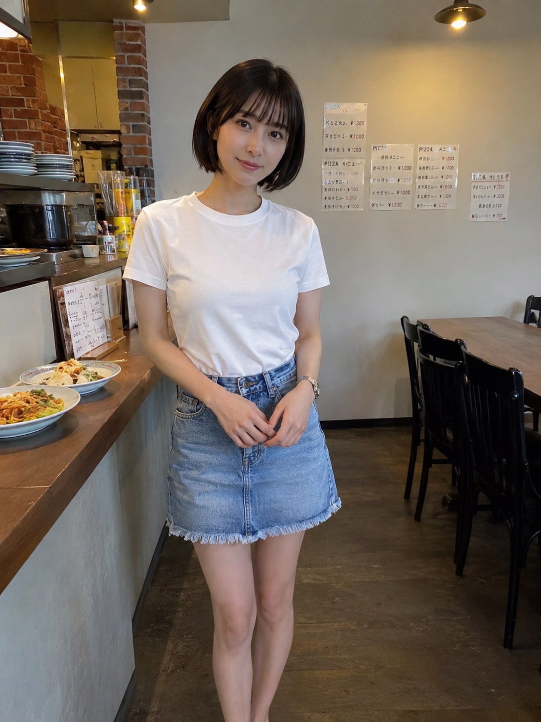 喫茶店の女の子