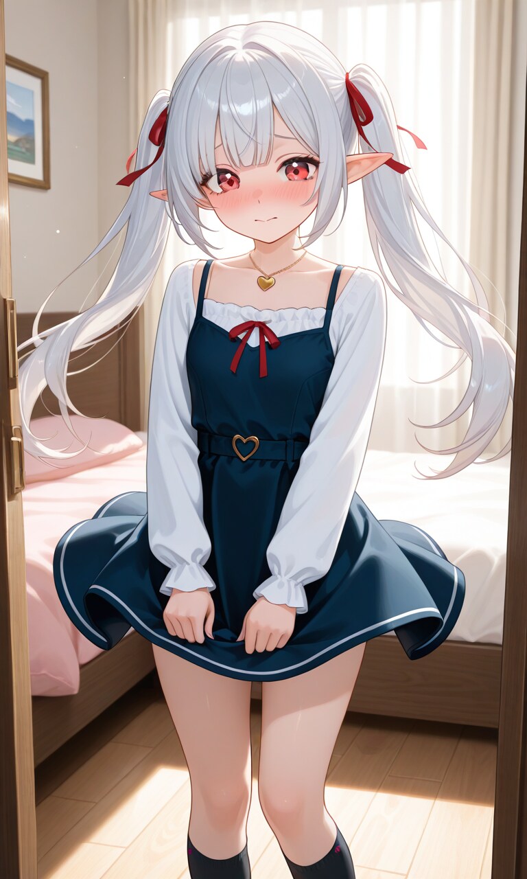 部屋着のシロネさん | の人気AIイラスト・グラビア