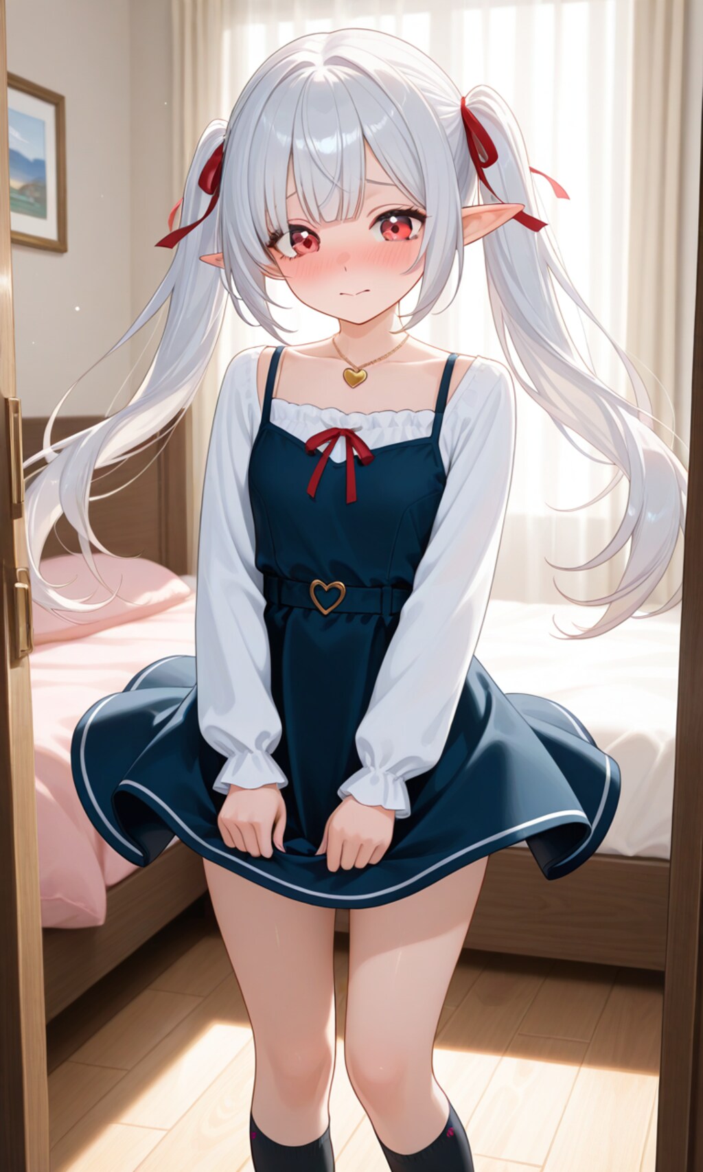 部屋着のシロネさん