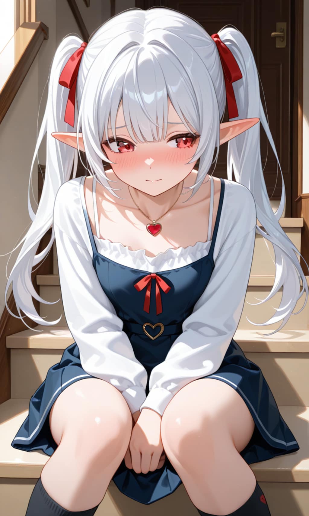 部屋着のシロネさん