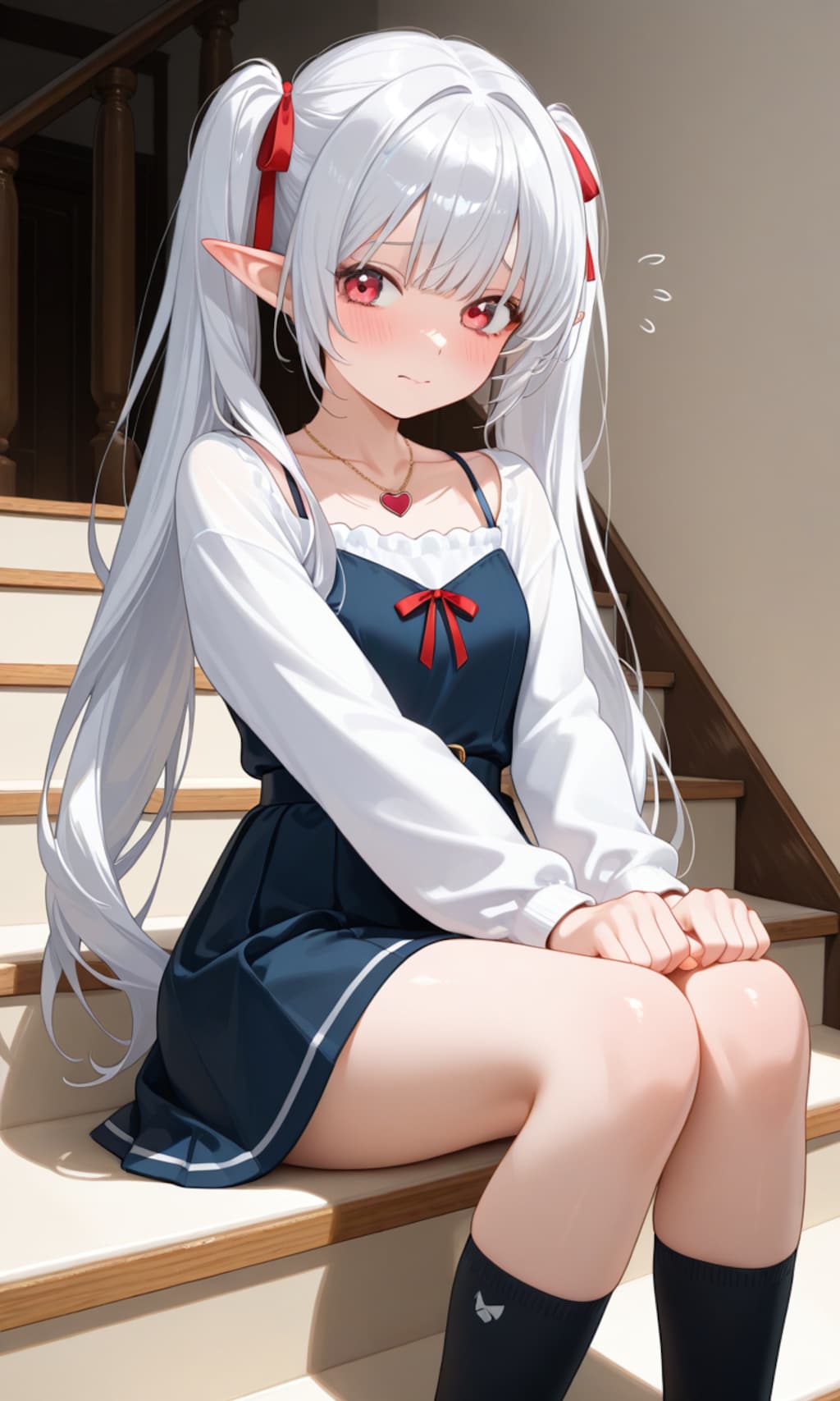 部屋着のシロネさん