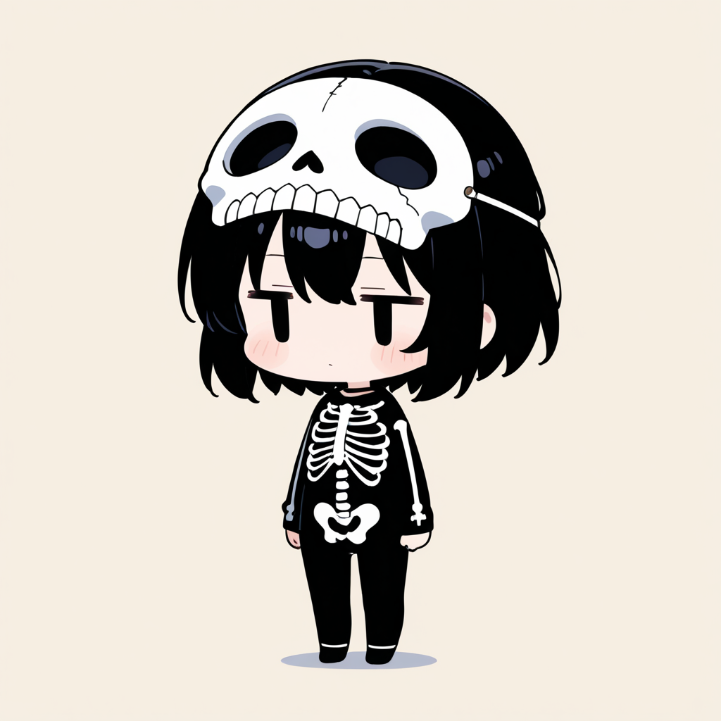 着ぐるみ着せ替え（スケルトン・骸骨）