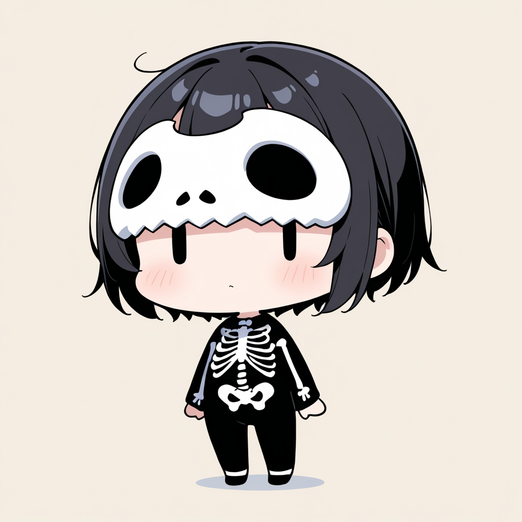 着ぐるみ着せ替え（スケルトン・骸骨）