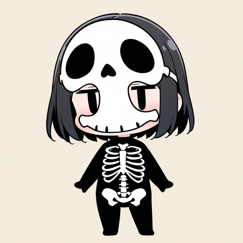 着ぐるみ着せ替え（スケルトン・骸骨）