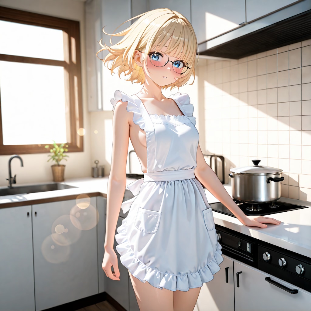 「もうっ、こんなカッコさせてさ・・・満足？」