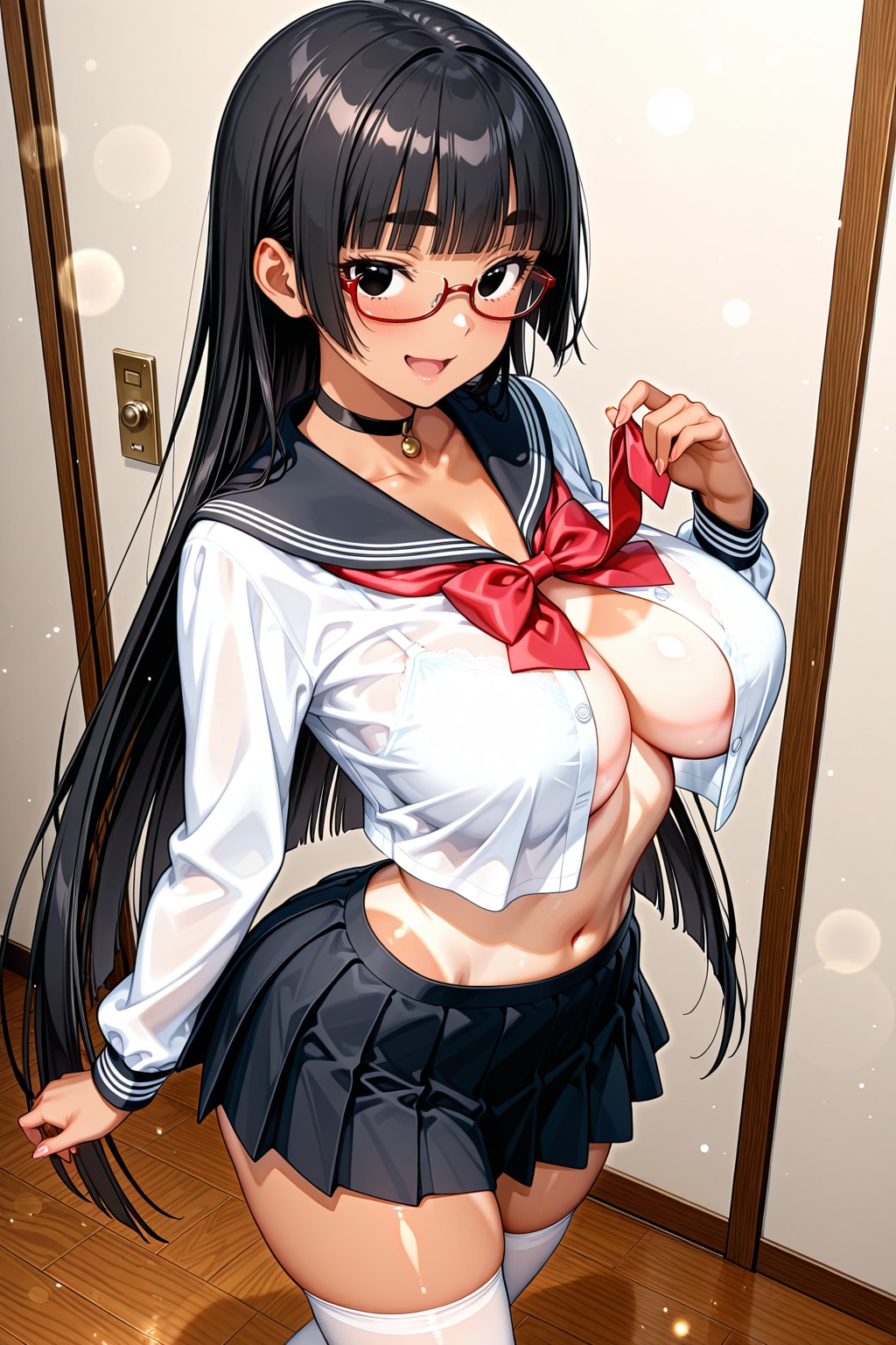 リボンを緩めたら