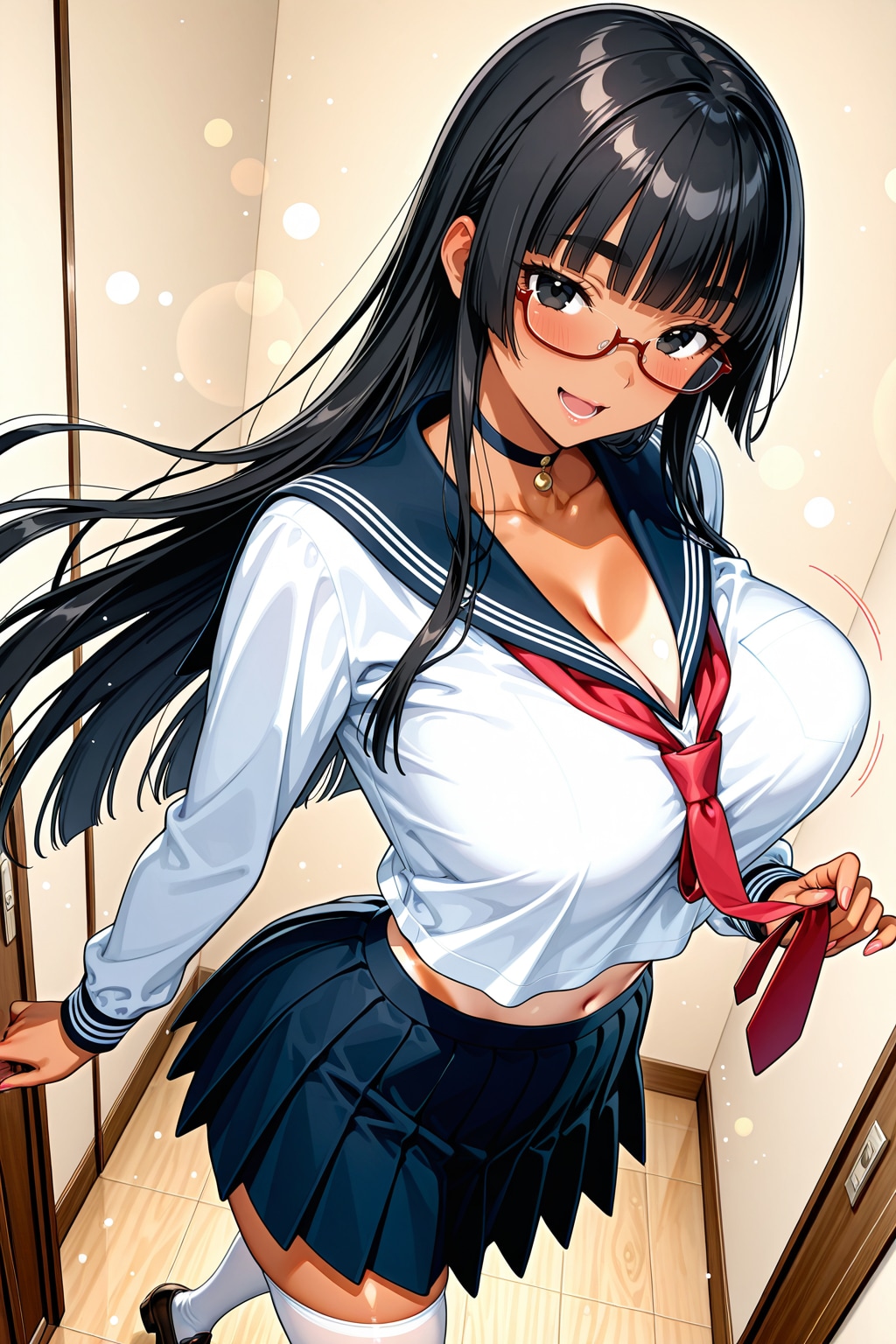 リボンを緩めたら