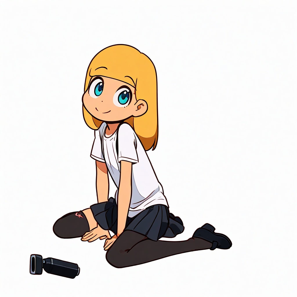 股間もっこりガール