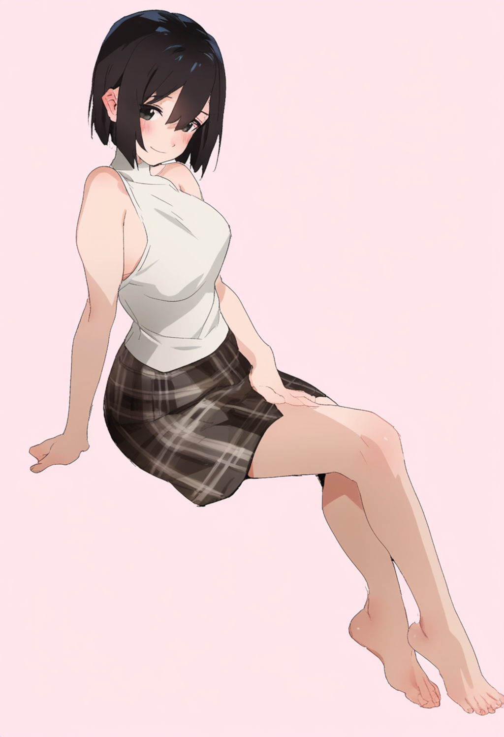 ショートカットノースリーブ