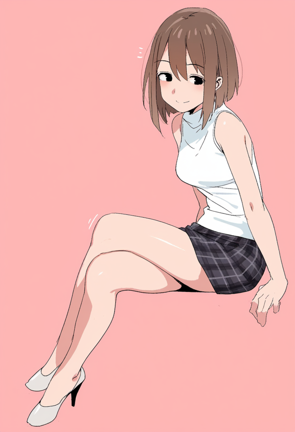 ショートカットノースリーブ