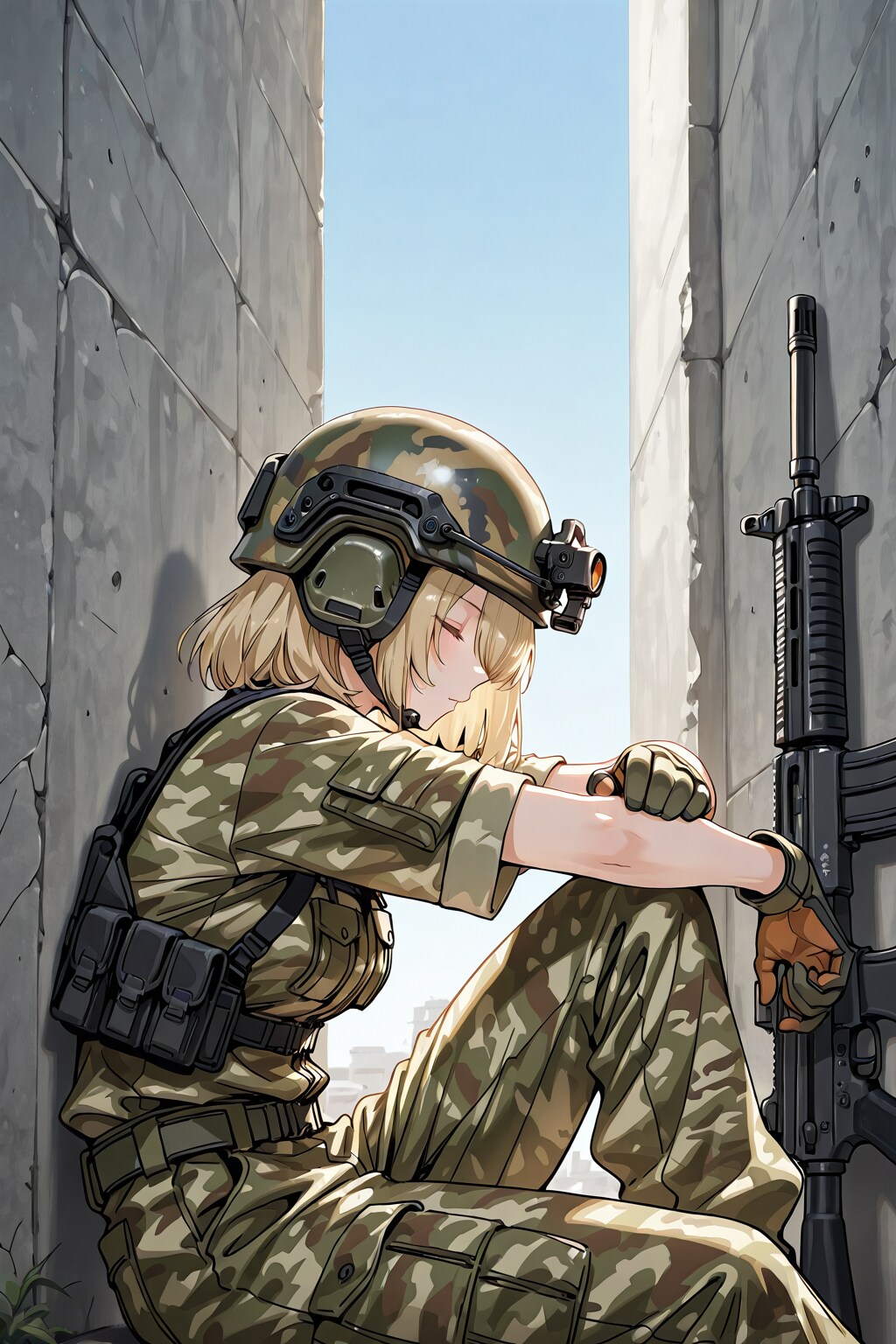battlefield mekakure16 | の人気AIイラスト・グラビア