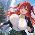 ブルンブルン透けていく千尋ちゃん💓 2枚目