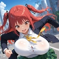 ブルンブルン透けていく千尋ちゃん💓 3枚目