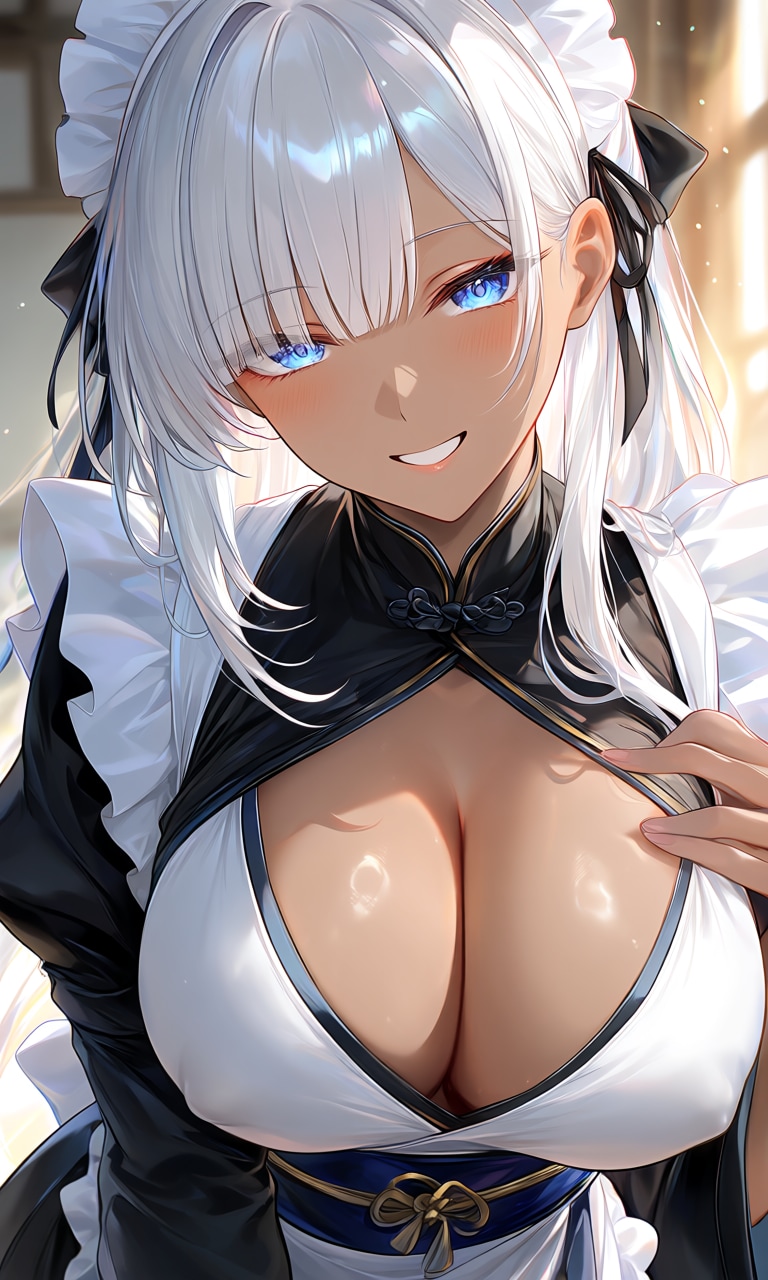 褐色改造和風メイド服Ⅱ