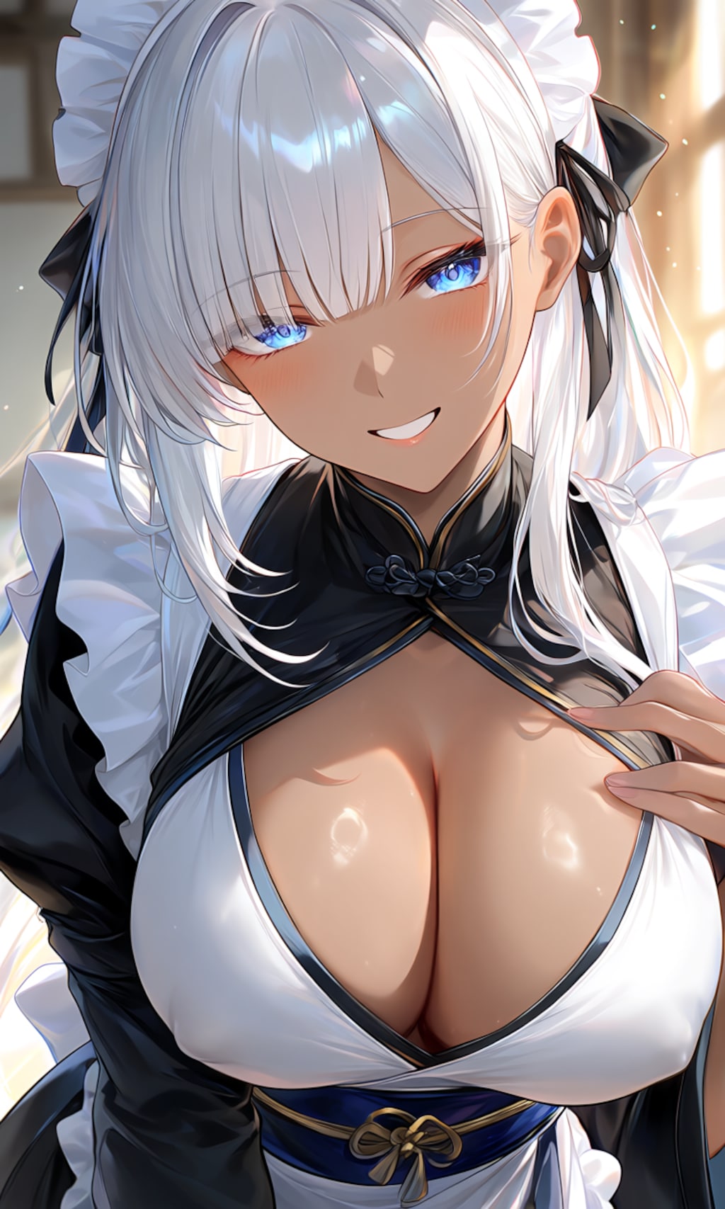 褐色改造和風メイド服Ⅱ