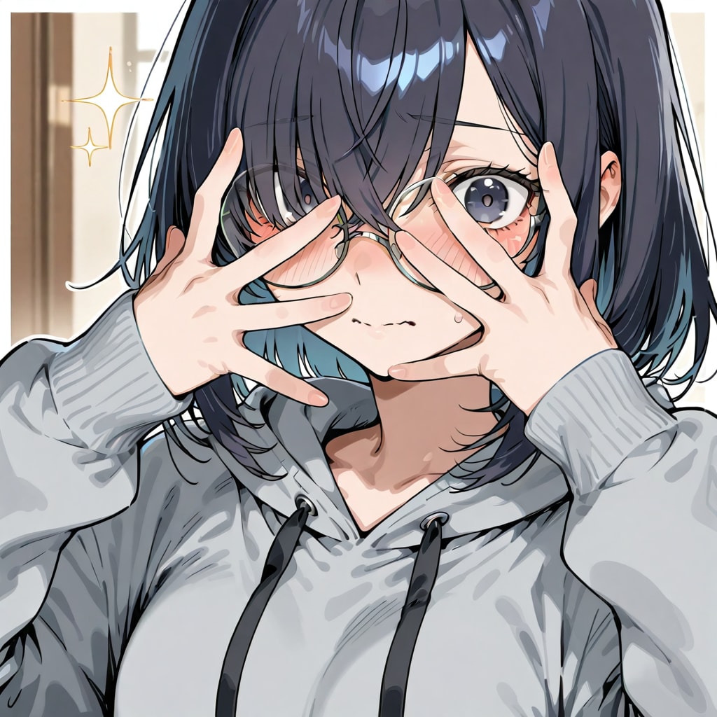 チャームポイントはメカクレ✨