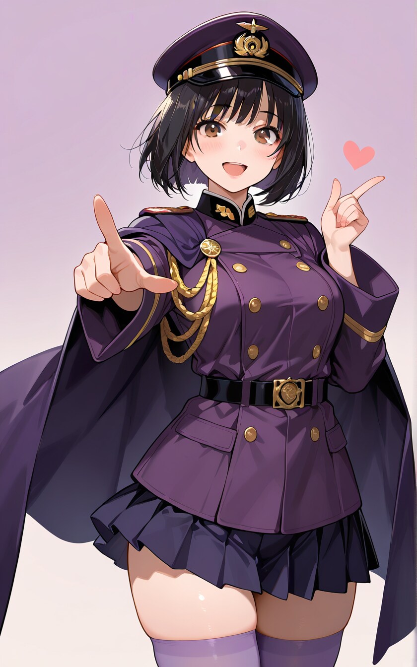 軍服澄衣ちゃんまとめ | の人気AIイラスト・グラビア