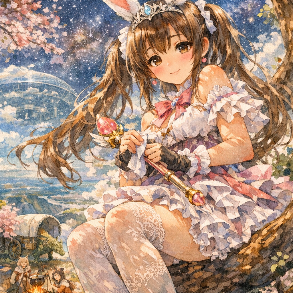 茶ツイぴょん。魔法少女