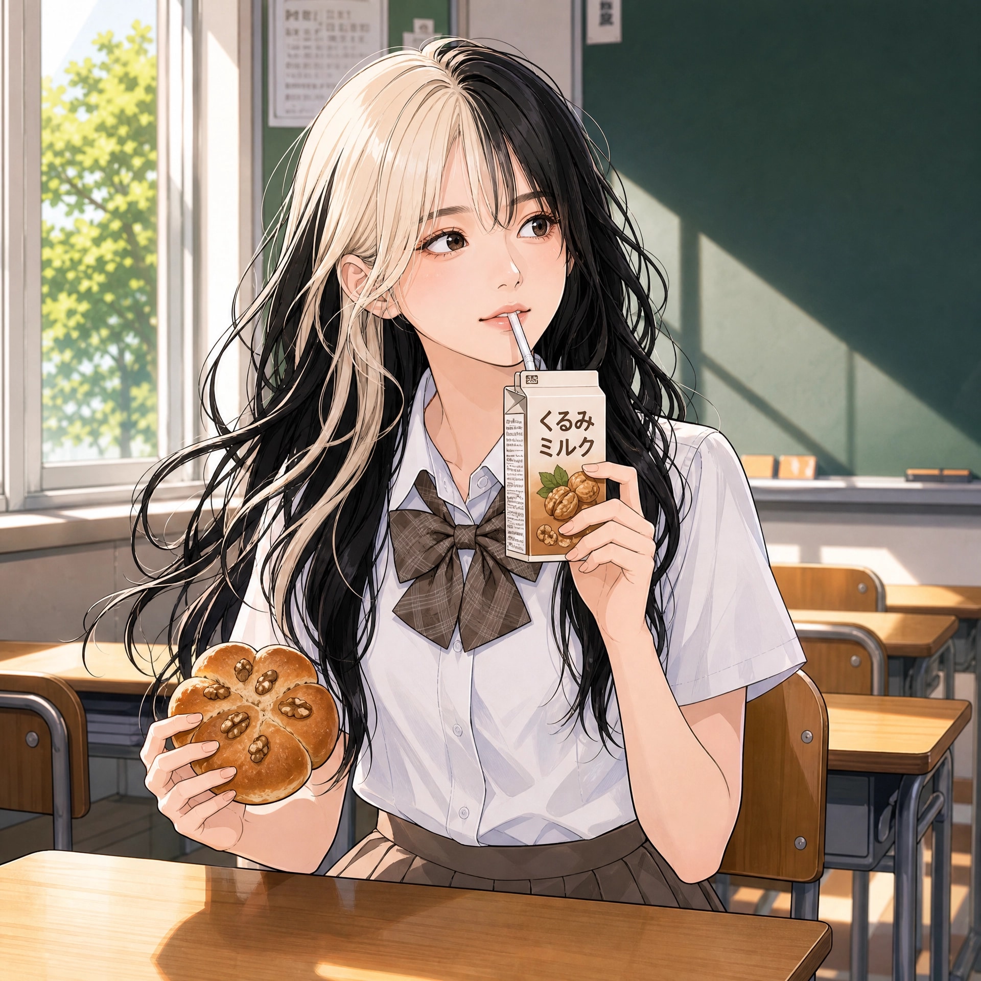 ランチ（くるみちゃん） | の人気AIイラスト・グラビア