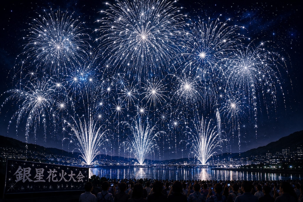 『銀星花火の花火大会』