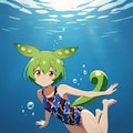 ずんだもんの競泳水着姿　第3弾 4枚目