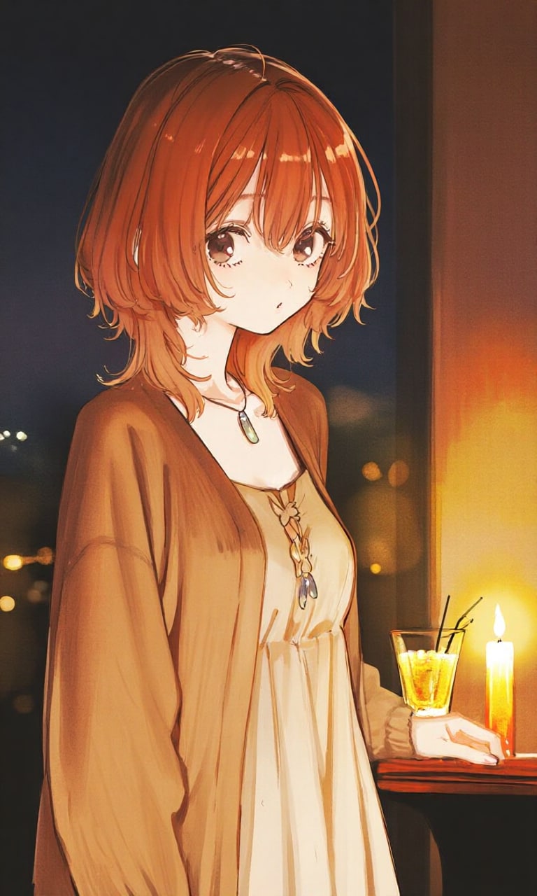 琥珀溶けの夜 | の人気AIイラスト・グラビア