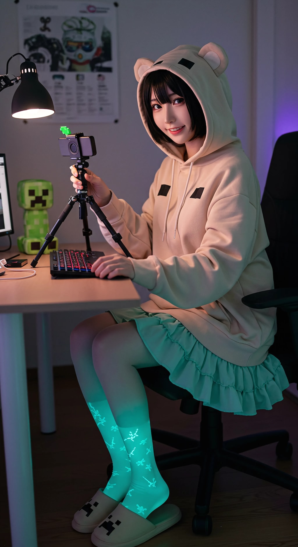 Creeper girl @ImageFX