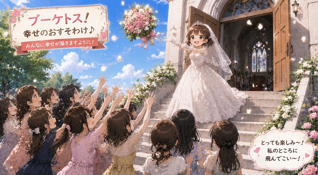 ブーケトス！