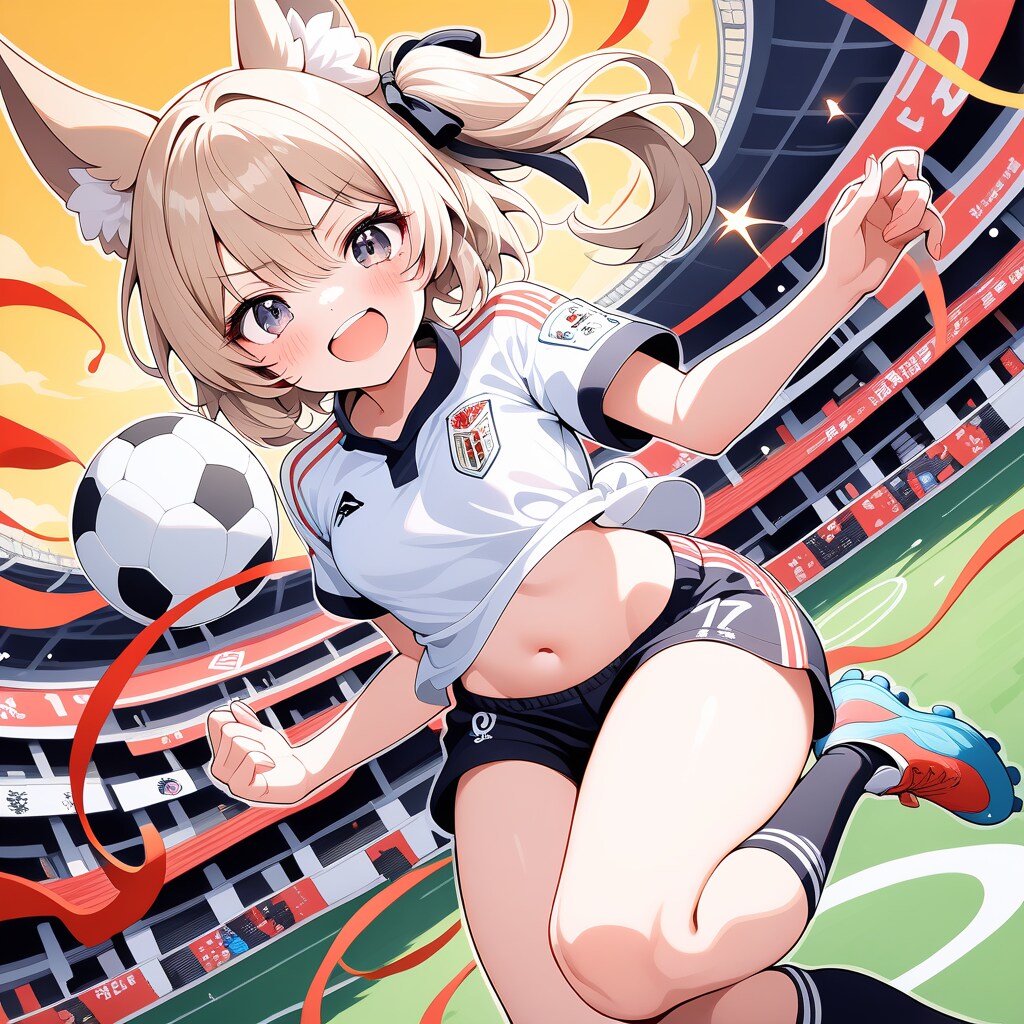 サッカー狐娘・三女