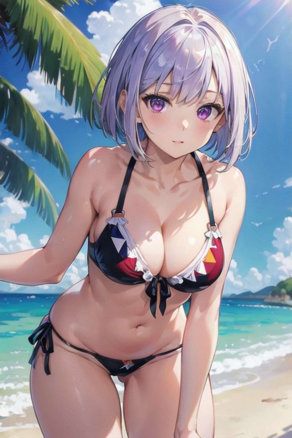 （１２）銀髪ちゃん水着いろいろ２