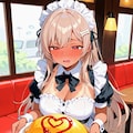 メイドカフェ初バイトの、まこっちゃん🍖💦 2枚目