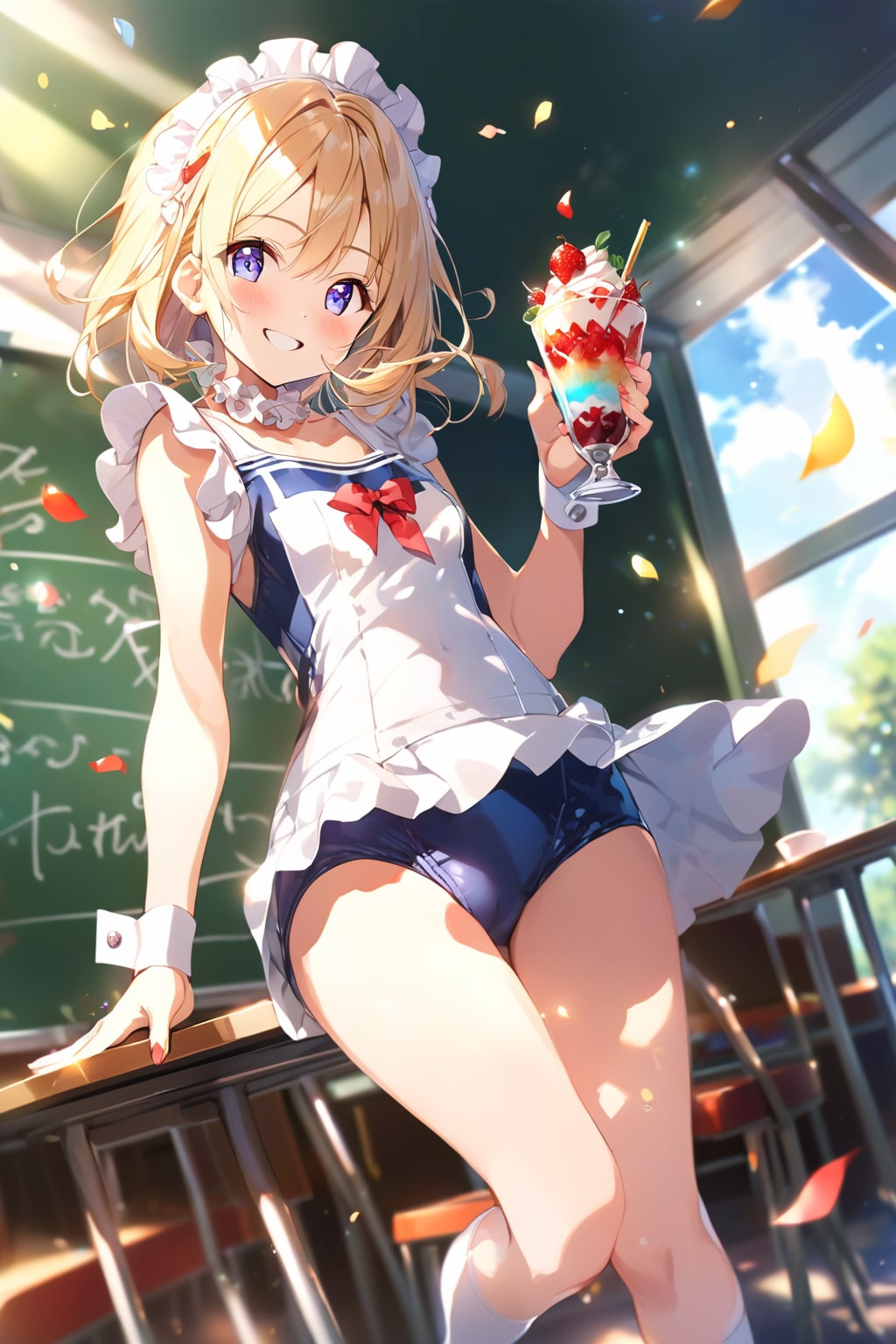 スク水カフェへようこそ