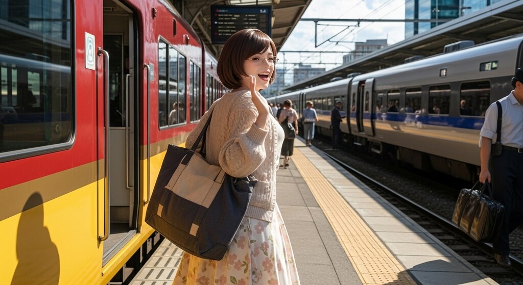 A generous railway company that lets you ride double-decker cars for free.