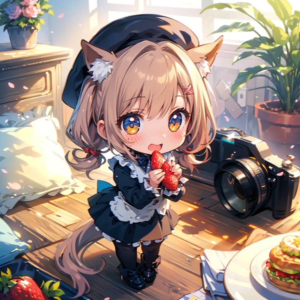 苺の、合体果。